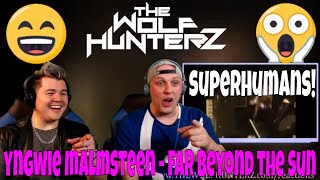 Yngwie Malmsteen  Far Beyond the Sun LIVE  THE WOLF HUNTERZ Jon and Travis Reaction [upl. by Inhsor]