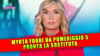 Myrta Merlino Fuori Da Pomeriggio 5 Pronta la Sostituta [upl. by Heddie]