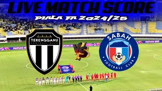 🔴 Live Score TERENGGANU vs SABAH  PIALA FA MALAYSIA 202425  SUKU AKHIR [upl. by Cioffred]