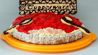 Tarte aux fraises au pain de Gênes Tupperware [upl. by Ainocal291]