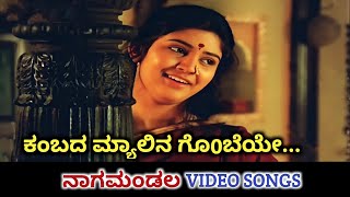 Kambada Myalina Gombeye  Nagamanda  HD Video  Prakash Rai  Vijayalakshmi  Sangeetha Katti [upl. by Novahs112]