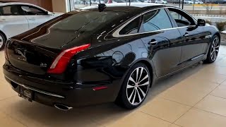 New 2023 Jaguar XJL Black  The Longest Sedan Luxury [upl. by Hacissej]