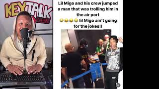 THE REVENGE of Lil Migo Man JUMPED in AiRPORT by LiL Migo amp his CREW for TROLLING him FACE to FACE [upl. by Aseram]