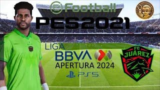 Juárez Descarga option File liga Mx Pes 2021 [upl. by Mathews]