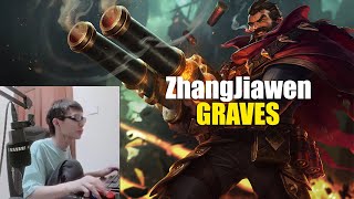 Best Graves Mid  ZhangJiawen Graves vs Galio Mid  Zhang Jiawen Rank 1 Graves Guide [upl. by Harret]