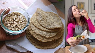 No comas pan prepara estas tortillas de avena con solo 3 ingredientes [upl. by Sadinoel]