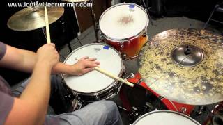 How to play drums  Cascara with 32 Rumba Clave [upl. by Spitzer]