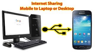 How to Connect Computer to your Mobile Internet । Internet Sharing Mobile to Laptop or Desktop [upl. by Haraj]