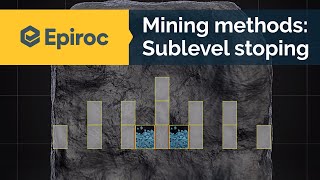 Sublevel stoping mining method  Epiroc [upl. by Yemerej]