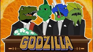 Godzilla HannaBarbera Series  Coffin Dance Meme Song Cover [upl. by Aggappe59]