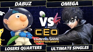 CEO 2024 TOP 8  Omega Joker Vs Dabuz Olimar Smash Ultimate  SSBU [upl. by Goldwin]