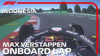 F1 2022 Max Verstappen Onboard Lap at Indonesia Circuit  Assetto Corsa [upl. by Irmgard]