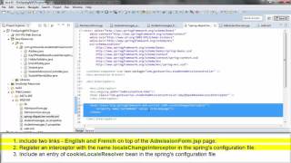 Spring MVC Tutorials 26  Internationalization and Localization 02 [upl. by Ainevuol800]