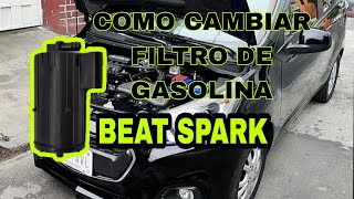 COMO CAMBIAR FILTRO DE GASOLINA BEAT SPARK [upl. by Etnoek943]