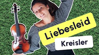 StepbyStep Liebesleid Kreisler Loves Sorrow Violin Tutorial [upl. by Hiasi]