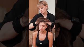 ASMR relaxing neck and facial massage for girl asmrmassage [upl. by Rollie]