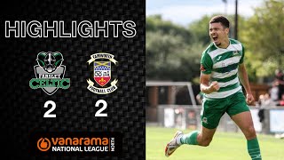 Highlights Farsley Celtic 22 Tamworth FC [upl. by Eivad184]