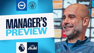 No good news says Pep on injuries  Press Conference  Brighton v Man City  Premier League [upl. by Nikolai]