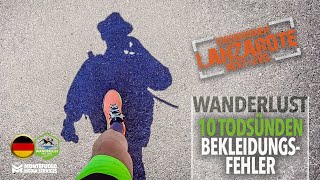 10 TODSÜNDEN bei der WANDERBEKLEIDUNG  WANDERLUST next level [upl. by Monah]