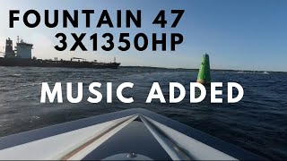 Fountain 47 around Stockholm archipelago  Music added [upl. by Eimmac]