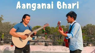 Aanganai Bhari  Nepathya Band  Raw Guitar Cover Version [upl. by Rabah34]