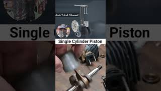 Single Cylinder Piston Working mecanical automobile engineering gear piston [upl. by Myrta575]