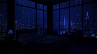 Nighttime Rain in the City Let the Storm Outside Lull You into Deep Sleep 🌧️😴 [upl. by Kolnos]