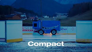 Ice resurfacer WM Compact Mobile ice rink Kastelruth [upl. by Josy]