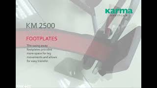 KM 2500  Lightweight Aluminum Wheelchair  Karma Healthcare Ltd [upl. by Hctud]