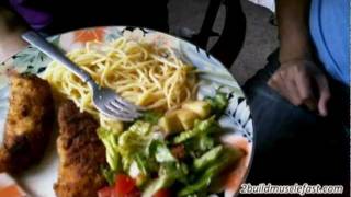 Bodybuilding Meal Example hodgetwins [upl. by Egerton]