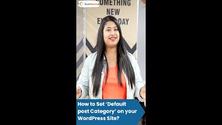 How to Set ‘Default post Category’ on your WordPress Site shorts [upl. by Jolyn711]