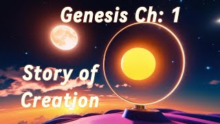 Bible Story for kids  Story of creation  Genesis Chapter 1 [upl. by Elehcir]