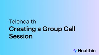 Creating a group Video Call Session [upl. by Ledoux]