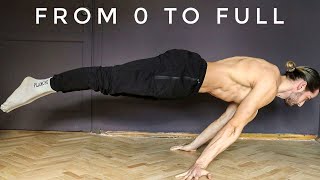 All Planche Progressions from 0 to Full [upl. by Korff307]