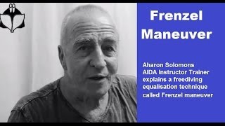 Aharon Solomons explains freediving equalization  Frenzel maneuver [upl. by Terb]