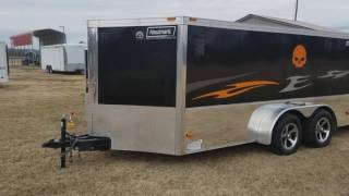 2015 Haulmark Low Hauler 7x14 Motorcycle Trailer [upl. by Anires606]