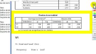 Normalidad y Prueba de Hipótesis en Spss [upl. by Aimar]