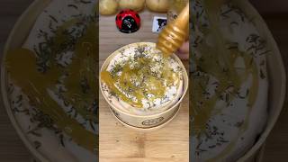 👩🏼‍🍳 Recette  Mont d’or rôtie au miel 🍯🧀 food cook eat cooking cheese asmr recipe [upl. by Canon671]