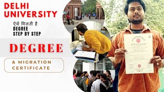 How to get Degree and Migration Certificate  Delhi University  SOL [upl. by Obaza]