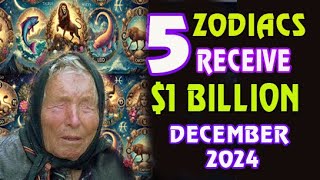 Baba Vanga predicted a lot of money for these Zodiac Signs in December 2024 ss [upl. by Novets]