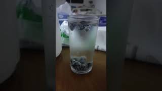 floaters in a glass of soda [upl. by Ahsilyt]