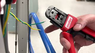 FRC 6328 Molex SL wire crimping demonstration [upl. by Freytag]