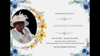 Celebrating the life of Clementina Carpenter [upl. by Opiak]