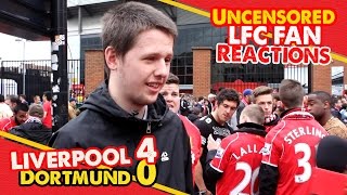 Lovren was fantastic  Liverpool 4  0 Dortmund  LFC Fan Reactions [upl. by Lambrecht422]