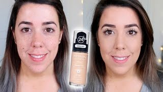 NUEVA FORMULA Revlon Colorstay  Primeras Impresiones [upl. by Akinnej426]