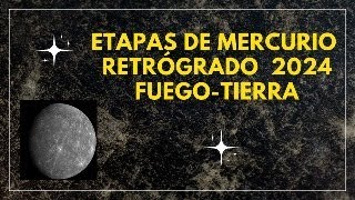 ETAPAS DE MERCURIO RETRÓGRADO PARA 2024 [upl. by Sally]