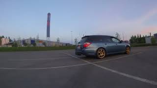 Subaru Legacy 20D Straight pipe w custom downpipe [upl. by Aztilay31]