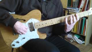 Telecaster thinline reissue 72 [upl. by Ammadas]