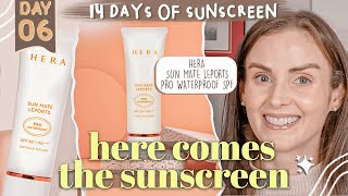 💛 14 DAYS OF SUNSCREEN  DAY 6  HERA Sun Mate Leports ProWaterproof SPF [upl. by Neelsaj]