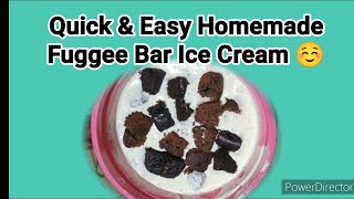 Fudgee Bar Ice cream Quick and Easy 😘🍨 [upl. by Sonstrom330]